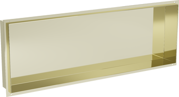 Mexen X-Wall-NR стелаж за вграждане без ръба 90 x 30 см, златен - 1951903010