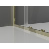 Mexen Exo-S плъзгаща душ кабина 170 x 110 см, прозрачна, златна - 8151-170-110-50-00