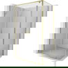 Mexen Exo отваряща се душ кабина 120 x 95 см, прозрачна, златиста - 8182-120-095-50-00