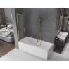 Mexen Velar L параван за вана 2-крила плъзгащ се 85 x 150 см, прозрачен, златен с