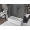 Mexen Velar L параван за вана 2-крила плъзгащ се 85 x 150 см, прозрачен, златен с