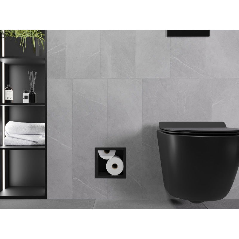 Mexen X-Wall-B държач за тоалетна хартия, черен - 1975