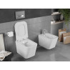 Mexen Teo wc чиния Rimless с тънка забавено падаща седалка, дуропласт, бял