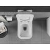 Mexen Teo Rimless WC чиния с падаща тънка седалка, дуропласт, бял гланц - 30850600