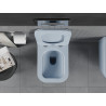 Mexen Teo wc чиния Rimless с бавно падаща тънка седалка, дуропласт, сив-син мат