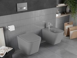 Mexen Teo wc чиния Rimless с тънка седалка със забавено падане, дуропласт,