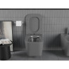 Mexen Teo WC чиния без ръб с тънка седалка, забавяща падането, дуропласт,
