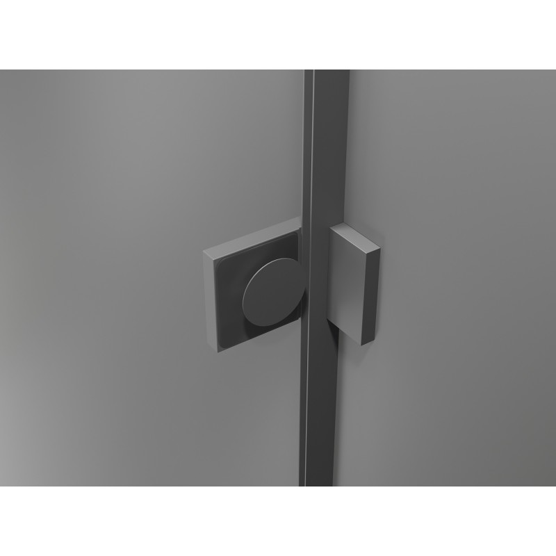 Mexen Lunar Дуо душ врати отваряеми 180 см, прозрачни, gun metal - 834D-180-000-95-00