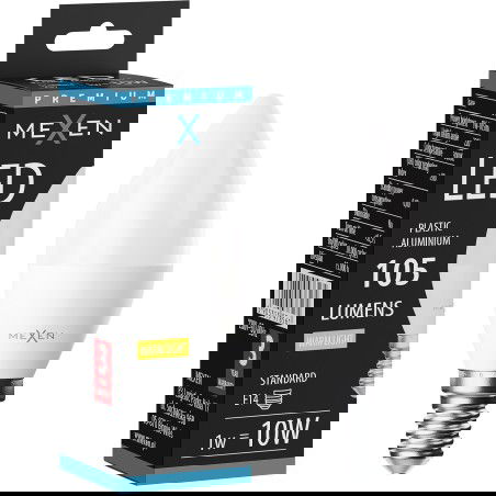 Mexen Nova LED крушка E14, C37, 1W, Топла - 3000K, 105 lm - L102-E14-0130-01