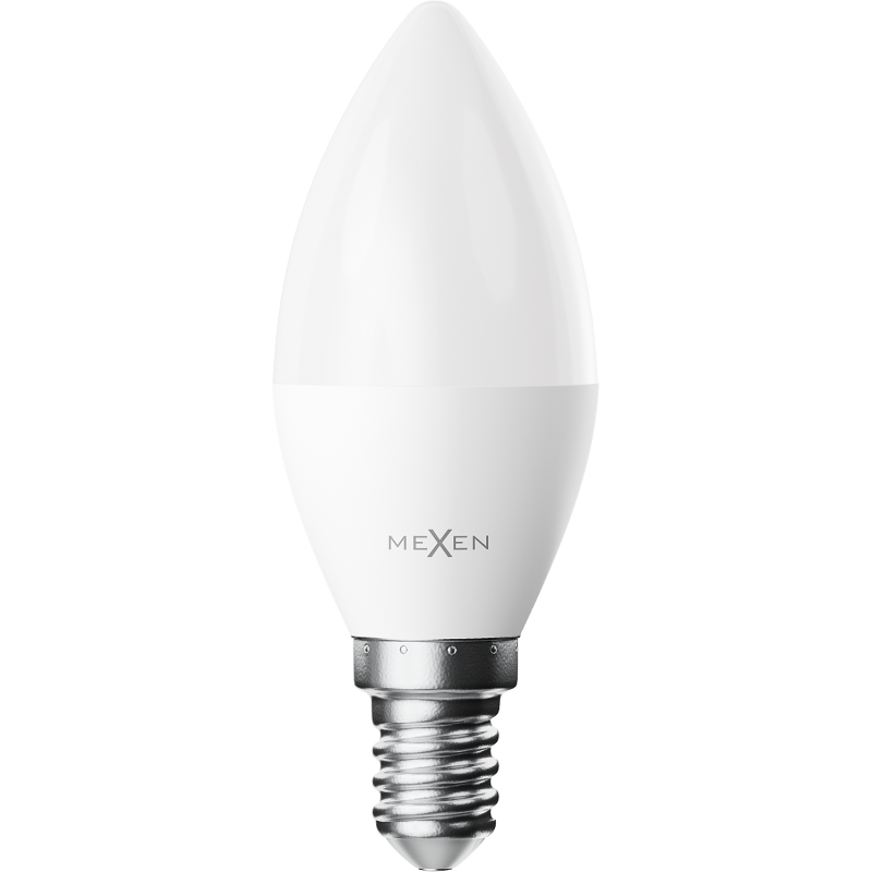 Mexen Nova LED крушка E14, C37, 4W, Топла - 3000K, 420 lm - L102-E14-0430-01
