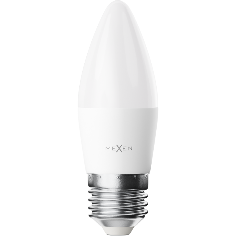 Mexen Nova LED крушка E27, C37, 8W, Студена - 6500K, 840 lm - L102-E27-0865-01