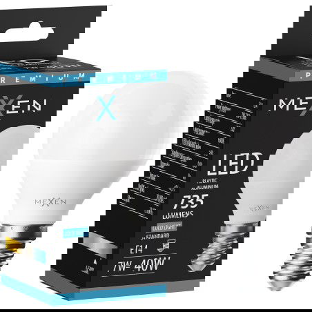 Mexen Nova LED крушка E14, G45, 7W, Студена - 6500K, 735 lm - L101-E14-0765-01