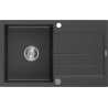 Mexen Bruno гранитна кухненска мивка с едно корито и отцедник 795 x 495 мм,