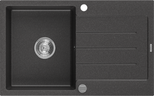 Mexen Bruno гранитна кухненска мивка с едно корито и отцедник 795 x 495 мм,