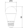 Mexen Nova LED крушка E27, G45, 10W, Неутрална - 4000K, 1055 lm - L101-E27-1040-01