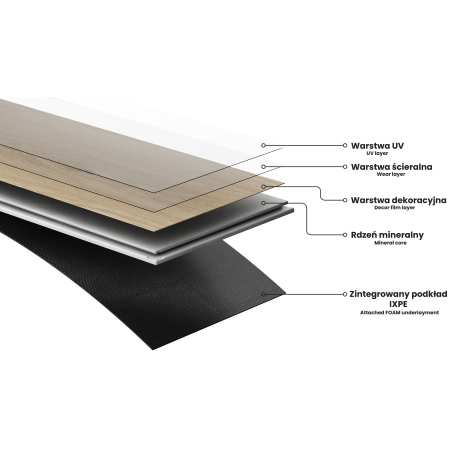 Mexen Sun Valley винилови панели рибена кост 635 x 127 mm SPC 6,5 mm подложка 1,5 mm, 4