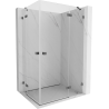Mexen Lunar Duo душ кабина с отваряща се врата дясна 75 x 70 см, прозрачна, четка
