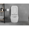 Mexen Elis WC чиния Rimless с тънка забавено падаща седалка, дуропласт, бял