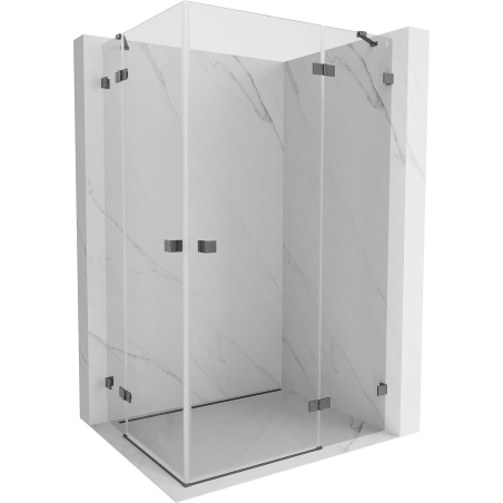 Mexen Lunar Duo душ кабина с плъзгаща се врата, дясна, 115 х 105 см, прозрачна,