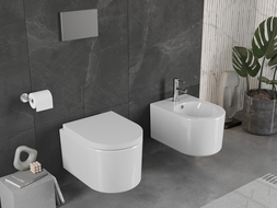 Mexen София wc Rimless с дъска забавено падане твърда, дуропласт, бял гланц - 30540200