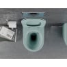 Mexen Lena WC чиния Rimless с тънка тоалетна седалка, забавено падане, дуропласт, светло зелен мат - 30224048