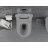 Mexen Lena WC чиния Rimless със седалка със забавено падане slim, дуропласт, светло сив мат - 30224061