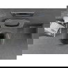 Мексен Лена мивка WC Rimless с капак с активност, дурупласт, тъмен сив мат - 30224071