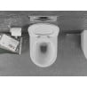 Mexen Lena WC мивка Rimless с капак slim, дуропласт, бяла шарка - 30224099