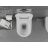 Mexen Лена мивка wc Rimless с капак бавно падаещ слънчев, дургопласт, бяла гланц - 30220400
