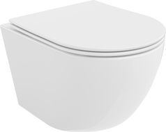 Mexen Lena wc чиния Rimless със седалка с плавно затваряне slim, дуропласт, бял