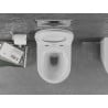 Mexen Lena Rimless WC купа с тънка седалка със забавено падане, дуропласт, бял гланц - 30220300
