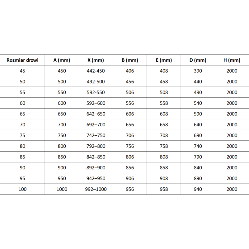 Mexen Lunar-B окачени врати за душ десни 100 см, прозрачни, четкан никел - 832-100-000-97-00-P