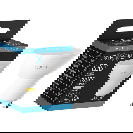 Mexen Nova LED крушка GU10, 10W, Топла - 3000K, 1055 lm - L108-GU10-1030-01