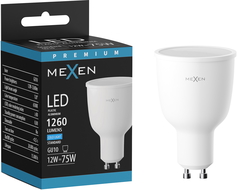 Mexen Nova LED крушка GU10, 12W, Студена - 6500K, 1260 lm - L108-GU10-1265-01