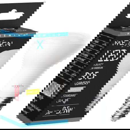 Mexen Nova LED крушка E14, R50, 3W, Топло - 3000K, 315 lm - L103-E14-0330-01