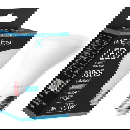 Mexen Nova LED крушка E27, R63, 10W, Студена - 6500K, 1055 lm - L104-E27-1065-01