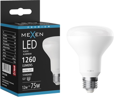 Mexen Nova LED крушка E27, R80, 12W, Неутрална - 4000K, 1260 lm - L105-E27-1240-01