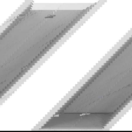 Mexen Lunar-F Сгъваеми леви душ врати 50 см, прозрачни, хром - 836-050-000-01-00-L