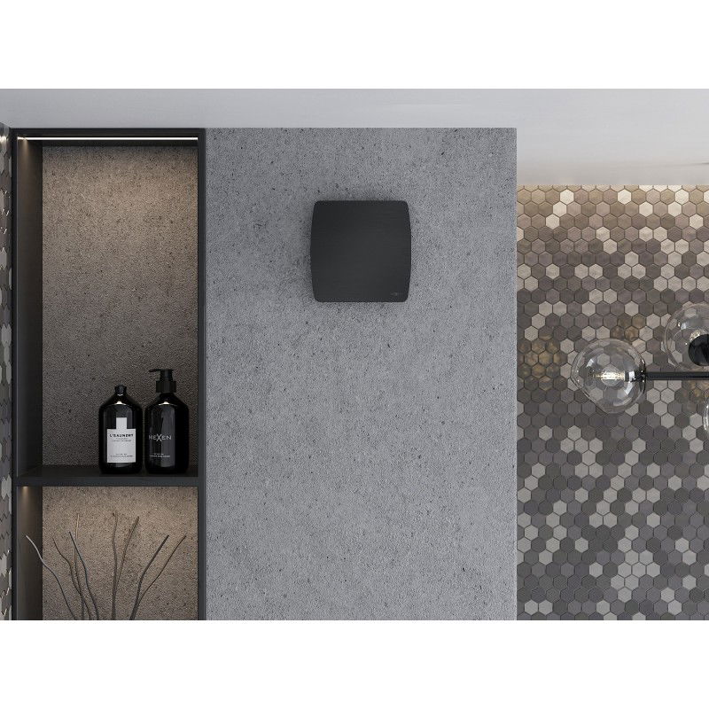 Mexen AXS 120 вентилатор за баня, черен - W9601-125-70