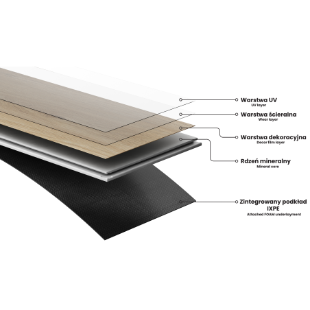 Mexen Anniston винилови панели френски рибена кост 650 x 127 mm SPC 6,5 mm, основа IPEX 1,5