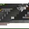 Гранитна мивка Mexen Vito 1-камерна 520 x 490 мм, сива, черен сифон - 6503521000-71-B