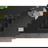 Mexen Vito гранитна мивка с 1 отделение 520 x 490 mm, черен/златист металик, черен сифон - 6503521000-75-B