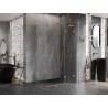 Mexen Lunar L Двоен душ параван с отваряща се врата дясно 115 x 75 см, прозрачен,