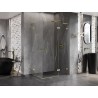 Mexen Lunar L Двоен душ параван с отваряща се врата дясно 115 x 75 см, прозрачен,