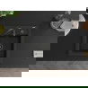 Mexen Vito гранитна мивка 1-коморова 520 x 490 мм, черна, черен сифон - 6503521000-77-B