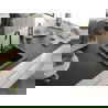 Mexen Vito гранитна мивка 1-коморова 520 x 490 мм, черна, черен сифон - 6503521000-77-B