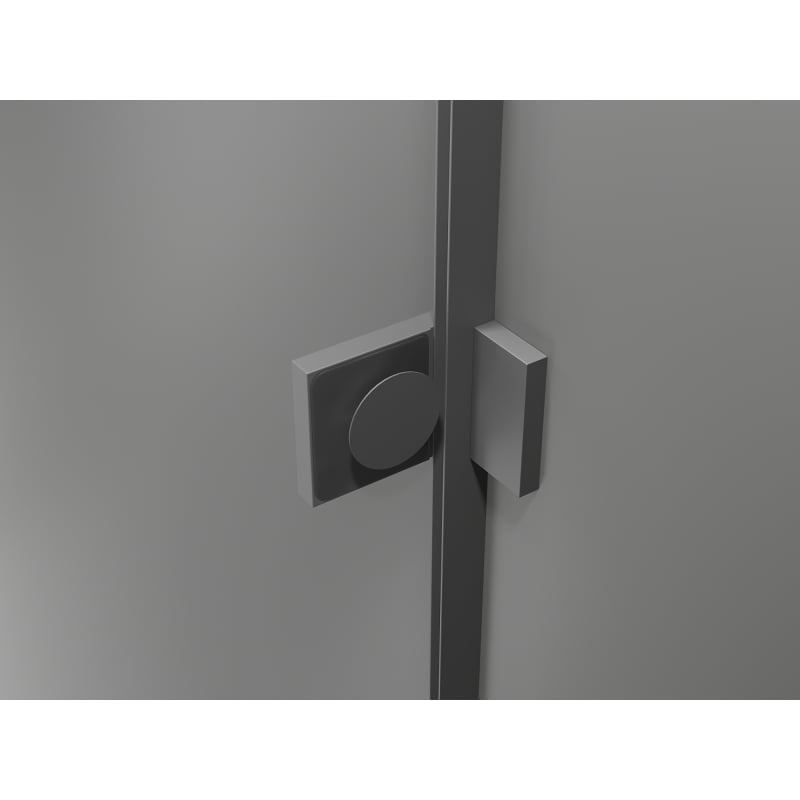 Mexen Lunar L Душ кабина двойна, отваряема врата дясна 115 x 70 см, прозрачна, оръжеен метал - 834L-115P-070L-95-00