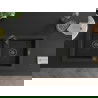 Mexen Mario гранитна мивка 2-камерна 820 x 436 мм, черна, черен сифон - 6504822000-77-B