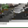 Mexen Milo гранитна мивка 1-коморна 435 x 410 mm, черна с петна, златен сифони - 6505441000-76-G