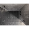 Mexen Lunar L Дуо кабинка за душ с дясна врата 110 х 95 см, прозрачно, четкано